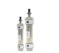 CDM2B CM2B32/40 Stainless Steel Magnetic Ring 25-450mm Stroke Double Acting Mini Pneumatic Air Cylinder 1Pcs(Stroke 125mm,Bore 40mm)