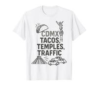 CDMX Life: Tacos, Temples & Traffic - Mexico City T-Shirt