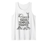CDMX Life: Tacos, Temples & Traffic - Mexico City Tank Top