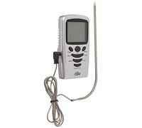 CDN 1751005 Leave-In Probe Cooking Thermometer and Timer, 0 to +250 C - silver