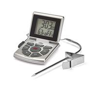 CDN Leave-in Probe Cooking Thermometer with Timer and Clock, -10 to +200 C