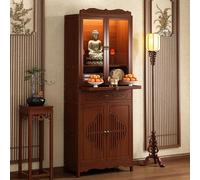 cdpdmai Personal Shrine Altar Table, Buddhist Altar Table Chinese Cabinet Pedestal Offering Table Foyer Tables for Entryway Buddhist Prayer Cabinet with Storage, Chinese Meditation Table(Size:52cm)