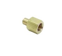 CDQBWKJGFJ 1 Piece 1/8" NPT Pipe Female x M8 x1.25 Male Metric Gauge Adapter Brass Oil Fuel Air