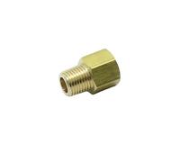 CDQBWKJGFJ 1 Piece Brass 1/4" BSPT Male To 1/4" NPT Female Pipe Adapter Fitting