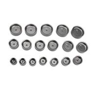 CDQL 18 Pcs Watch Press Die Kit, 24 to 58mm Metal Sturdy Repair Kit, Capping Machine Dies Watchmaker Tools for Watchmaker Repairman, Watches Watch Back Case Closer Dies