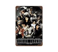 CDSOVNNG Michael Jackson PosterWall Decor Art Metal Tin Poster Modern Bar Decorations30x20cm