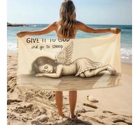 CDSS Birthday Gifts For Her Give It To God And Go To Sleep: A Serene Angel'S Lullaby Bath Towel Microfiber Towel Towel Clips For Beach Chairs