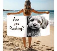 CDSS Black Hand Towels Are You Pooching? A Dog'S Perspective Bath Towel Cotton Bath Towels Hair Towel