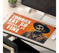 CDSS Funny Desk Accessories For Work Zombies Eat So Should As Fine Mouse Pad Mouse Pads For Desk Cat Mouse Pad