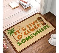 CDSS Funny Door Mats For Front Door It'S 5 O'Clock Somewhere Doormat Home Mats For Front Door Fall Rugs For Front Door(40X60CM)