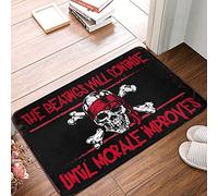 CDSS Inside Door Mats For Front Door The Beatings Will Continue Until Morale Improves Doormat Man Cave Decorations Farmhouse Welcome Mat(50X80CM)