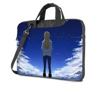 CDSS Laptop Backpack For Men Girl Gazing At The Starry Sky Laptop Bag Laptop Bags Laptop Bag For Women 17 Inch(26x36cm)