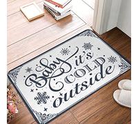 CDSS Man Cave Accessories And Decor Baby It'S Cold Outside Mat Fall Front Door Mat Funny Gifts For Boss(40X60CM)
