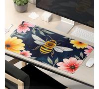 CDSS Mouse Pad Funny Work Bees And Flowers: A Natural Harmony Mouse Pad Fun Desk Accessories Gaming