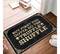 CDSS Outdoor Mats For Front Door But First You Gotta Do The Truffle Shuffle Doormat Emo Room Decor Indoor Outdoor Carpet(50X80CM)