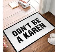 CDSS Small Door Mat Don'T Be A Karen Mat Spring Rug Outdoor Man Cave Accessories(65X90CM)