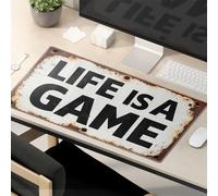 CDSS The Mouse Pad Funny Life Is A Game: Embracing Life'S Challenges Mouse Pad Mousepad Gaming Fun Desk Accessories