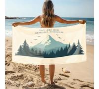 CDSS White Bath Towels Exploring The Great Adventure Bath Towel Bathroom Essentials Golf Towel