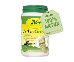 cdVet Natural Products ArthroGreen Classic 165g - for optimal function of the joints and musculoskeletal system - optimal supply of vitamins - joy of movement - strengthening - vitamins -