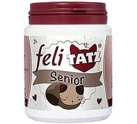 cdVet Naturprodukte feliTATZ Senior 70 g - Cat - in case of weakness - organ function - metabolic processes - lack of agility - herbs - vitamins - essential fatty acids - iron - healthy -