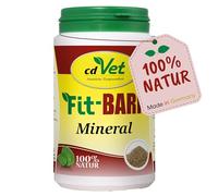 cdVet Naturprodukte Fit-BARF Mineral 300 g - Dog & Cat - Calcium from egg shells and maerl - bone growth - metabolic processes - minerals + trace elements - raw feeding - BARF -