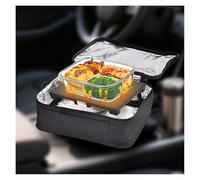 CDXAQPGK Heat Up Lunch Box Portable, 12V/24V/110V/220V,60W Portable Food Warmer with Suitable for Both Home and Car Use, for Cook, Reheat,Keep Meals Warm