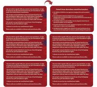 CDXHOME 30 PCS Know Your Rights Immigration Red Card - English & Spanish Constitutional Rights Reminder for Immigration Encounters - Pocket-Sized Legal Protection Cards