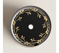 CDXHOME Candle Dust Covers |100pcs Black Floral Kraft Paper for Candle or Craft Fragrance Candles Decoration | Candle Topper Protection Accessories (3.85in/9.7cm