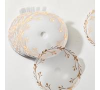 CDXHOME Candle Dust Covers |100pcs Floral Translucent Kraft for Candle or Craft Fragrance Candles Decoration | Candle Topper Protection Accessories (3.85in/9.7cm