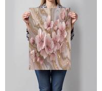 CDXNORA Luxury Watercolor Canvas Wall Art Print Pictures for Wall Home Decor, Cherry Blossoms Marble Pattern Poster Artwork, for Bedroom Living Room Corridor Pink Canvas Painting Decoration, 12x16in