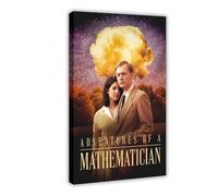 CDXPAM Adventures of A Mathematician Movie Canvas Poster Wall Art Decor Print Picture Paintings for Living Room Bedroom Decoration Frame 20x30inch