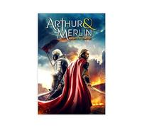 CDXPAM Arthur & Merlin Knights of Camelot Movie Canvas Poster Bedroom Decor Sports Landscape Office Room Decor Gift Unframe 20x30inch