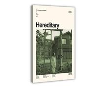 CDXPAM Hereditary Poster Movie Midcentury Minimalist Vintage Canvas Poster Wall Art for Living Room Bedroom Decor Frame 20x30inch