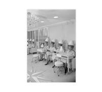 CDXPAM Retro Hair Salon Poster Modern Beauty Studio Canvas Poster Bedroom Decor Sports Landscape Office Room Decor Gift Unframe 20x30inch