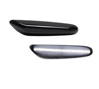 CDXVPOK Fit For B//M//W E81 E82 E87 E88 E90 E91 E92 E93 E46 M3 E60 E61 1 3 5 X Series Car Turn Signal Bulb Amber Front Side Marker Lamps(Sequential white)