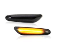CDXVPOK Fit For B//M//W E81 E82 E87 E88 E90 E91 E92 E93 E46 M3 E60 E61 1 3 5 X Series Car Turn Signal Bulb Amber Front Side Marker Lamps(Sequential Amber)