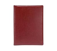 cdymrl A4 PU Padfolio File Folder Portfolio Business Document Holder Metal Clipboard Pad Document Organizer Holder, D