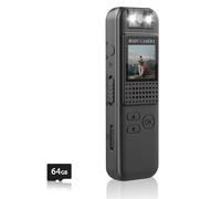 cdymrl Police Body Cam Video HD 1080P Rotate Wearable Clip for Law Enforcement,Security,Guard,Home,Outdoor,Travel