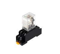 CDZ9-52PL 53PL 54PL intermediate relay 220V AC 8-pin DC 12 small 14 electromagnetic DC24 switch 380 with base(Color:CDZ9-52PL small 8 pin,Size:AC12V)