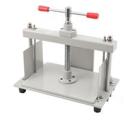 CDZHLTG Bookbinding Press Machine A4 Heavy Duty Bookbinder Double Balance Rod 12x8.6 Inch Manual Paper Press Machine Paper Flattening Machine Book Flattening Nipping Machine for Invoices