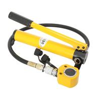 CDZHLTG Hydraulic Cylinder Jack 10T Hydraulic Lifting Cylinder with Hydraulic Hand Pump CP-180, Ram Stroke 10mm for Bridges/Building/Machinery Industries