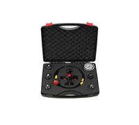 CDZHLTG Hydraulic Nitrogen Pressure Test Set Hydraulic Nitrogen Accumulator Charging System, Nitrogen Fill Charge Kit Gas Charging Tools with 1 Gauge, 4 Couplings and 1 Gas Hose