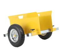 CDZHLTG Panel Dolly, Drywall Cart, 200KG/441LBS Capacity, Yellow, Iron & Rubber, 41x40x29cm, 8 Pneumatic Wheels, For Wall Panels, Gypsum Boards & More