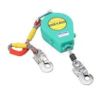 CDZHLTG Self Retracting Lifeline, Fall Arrester Fall Protection Fall Arrest Block Safety Device Double Lock Structure 23ft/7m Steel Wire Rope for Roofing Construction, 330lbs/150kg Load