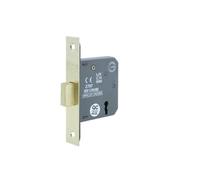 CE 3 Lever Dead Lock FD 30 (FD-60) + CWS - Fire Rated Steel Mortice Lock for Timber and Metal Doors Ensuring Precision Fit and Reliable Security in Professional Installations (Satin Chrome, 76mm)