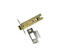 CE Certified 2.5” Heavy Duty Fire Rated Nickel Plated Bolt Through Tubular Door Latch Lock 63mm - for Internal and External Doors