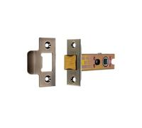CE Certified 3” Heavy Duty Fire Rated Antique Brass Sprung Tubular Door Latch Lock 75mm - for Internal and External Doors