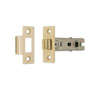 CE Certified 3” Heavy Duty Fire Rated Electro Brass Bolt Through Tubular Door Latch Lock 75mm - for Internal and External Doors
