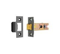 CE Certified 3” Heavy Duty Fir Gunmetal Grey Sprung Tubular Door Latch Lock 75mm - for Internal and External Doors