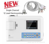 CE FDA ECG100G Single Channel 12 Lead EKG Electrocardiograph Thermal Printer